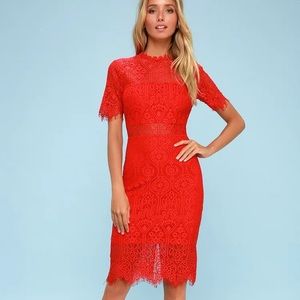Lulus Remarkable red dress